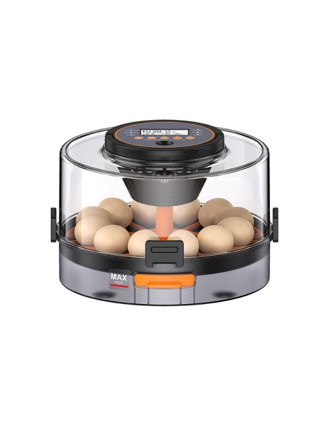 إم مياويان حاضنة بيض 12 بيضة مع تقليب أوتوماتيكي للتحكم بالرطوبة وتنظيم درجة الحرارة – حاضنة بيض دجاج مع فحص البيض المدمج – سهلة الاستخدام للفقس المنزلي - Image 1